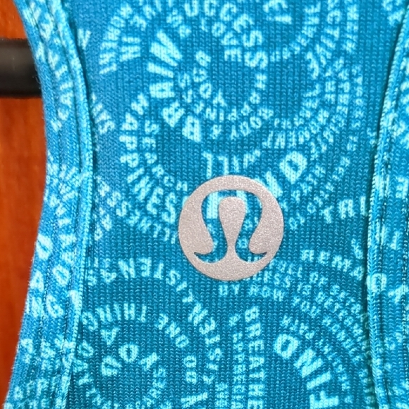 Blue Patterned Tank Top - Picture 2 of 3